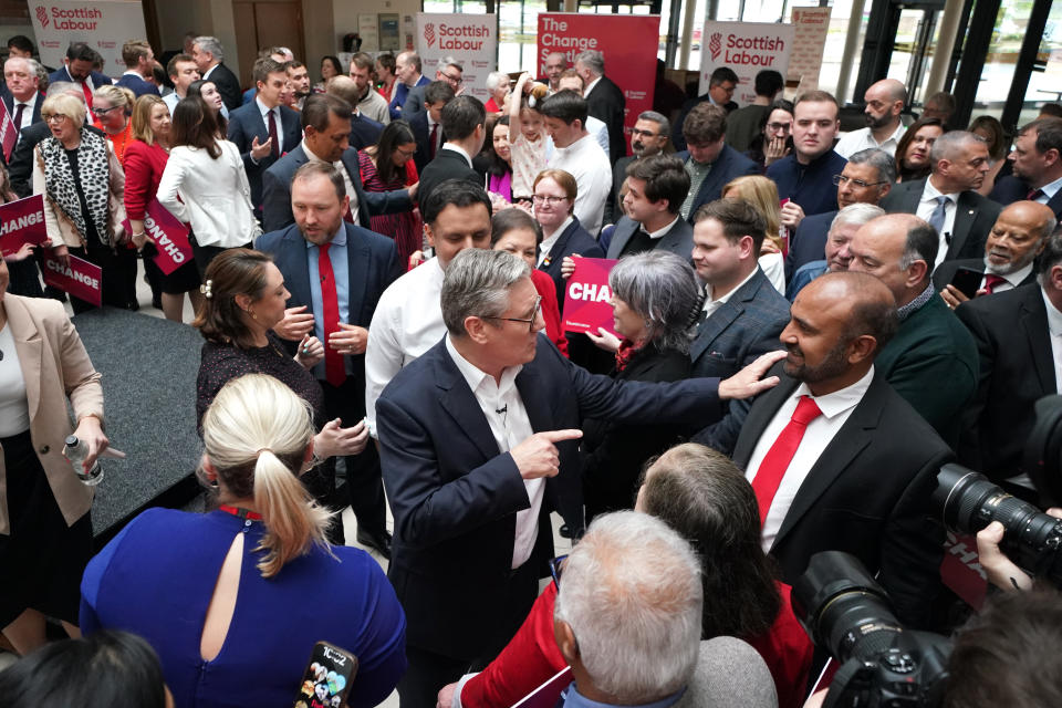 Sir Keir Starmer said Scotland will be ‘central to the mission of the next Labour government’ (Andrew Milligan/PA)