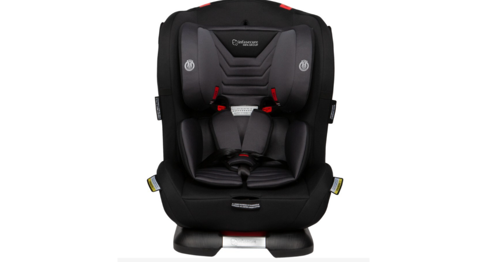 InfaSecure Advance Plus Iron Convertible Car Seat.