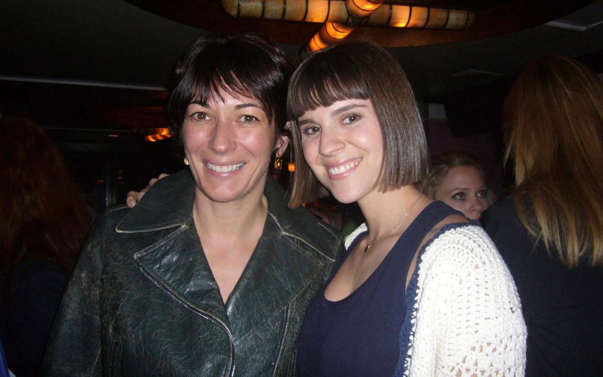 Ghislaine Maxwell (left) pictured with Sarah Kellen, who is said to have been another of Jeffrey Epstein's enablers - Nicholas Razzell 