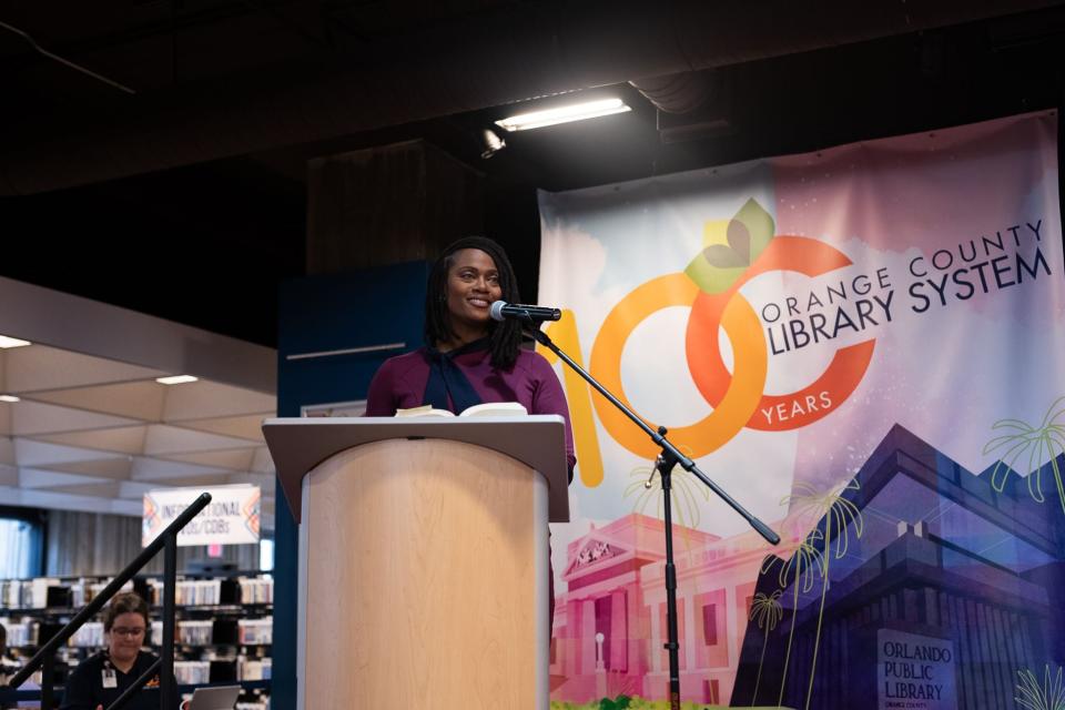 Guests learned about African American literature in poetry, story and song at the African American Read-In at the Orlando Public Library.