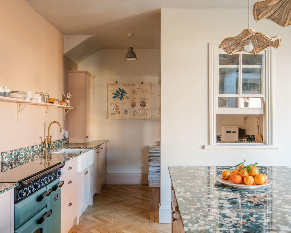 kitchen countertop trend with terrazzo surface