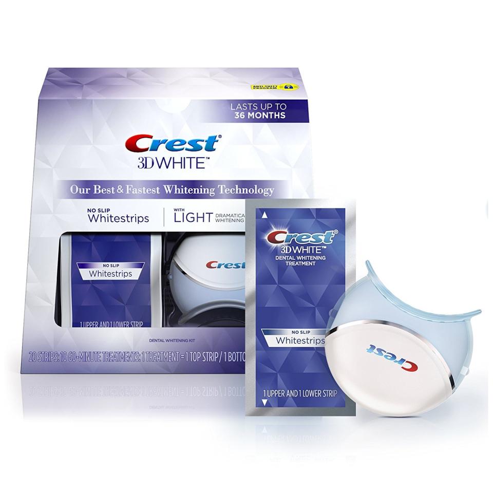 crest 3d whitestrips with light