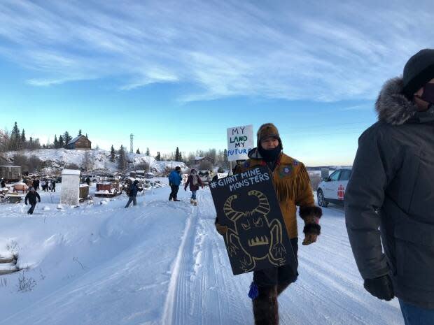 Apology 'teaches future generations about the horrible legacy of the past and how at this point in history, the government of Canada came together to do what was right for the water, for the people to ensure that the legacy of the land is protected for generations to come,' said Jason Snaggs, CEO of the Yellowknives Dene First Nation. (Avery Zingel/CBC - image credit)