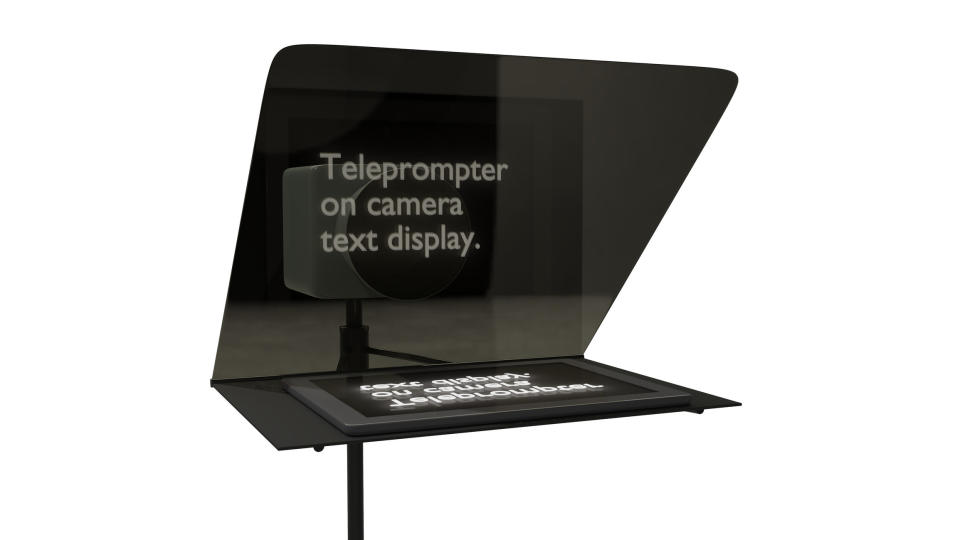 The name with capitals is a trade name from the TelePrompTer Corporation. The term 