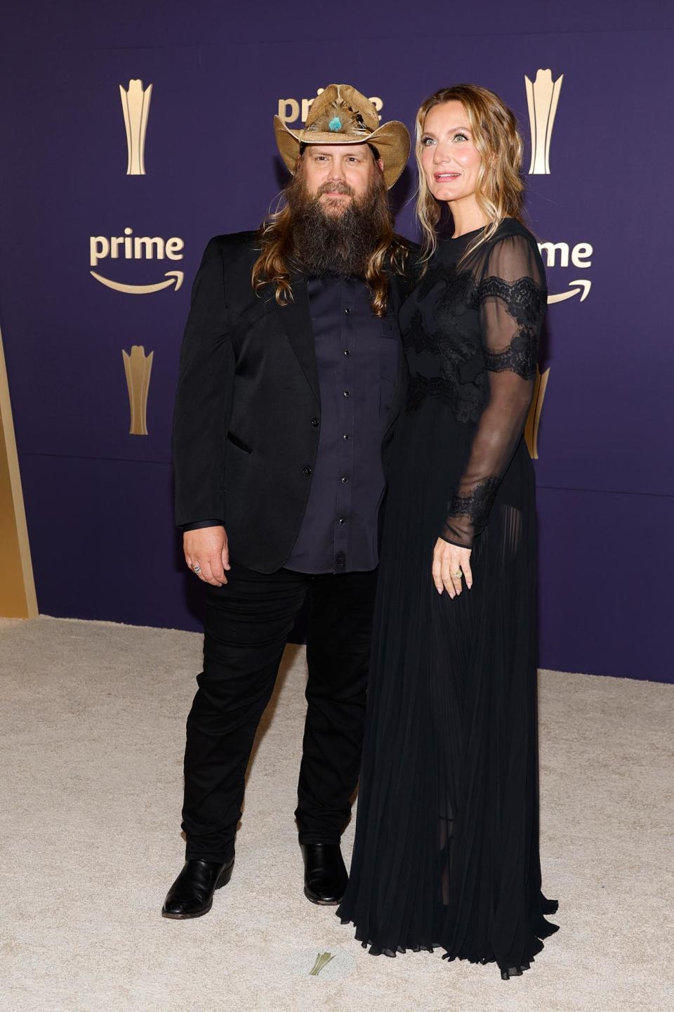 Chris Stapleton and Morgane Stapleton