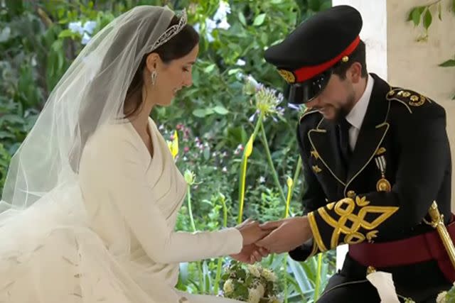 <p>RHC JO/Youtube</p> Jordan Royal Wedding