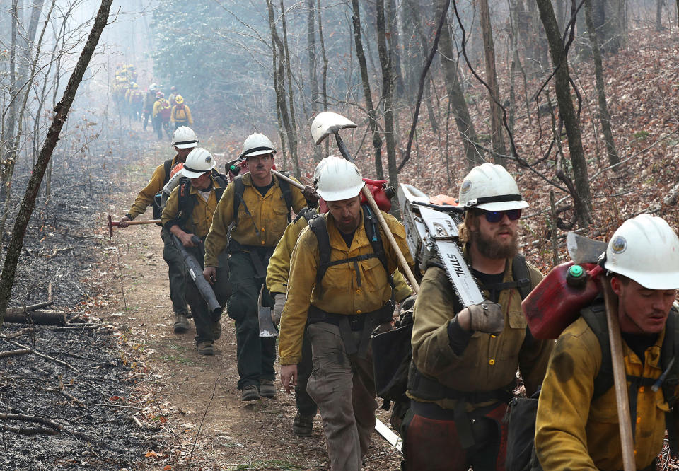 Drought and arson ignite wildfires across the Southeast