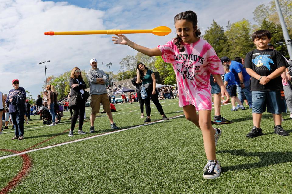 Athletes from various local schools participated in the Special Olympics held at Memorial Stadium in Dartmouth on Friday.