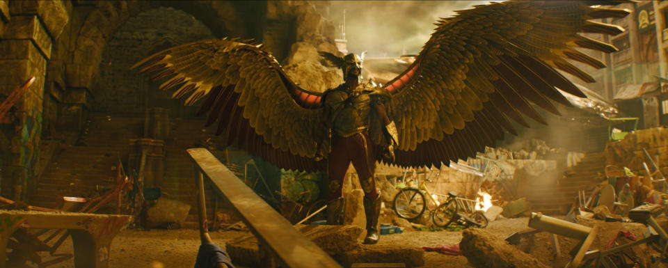 Hawkman spreads his wings in Black Adam