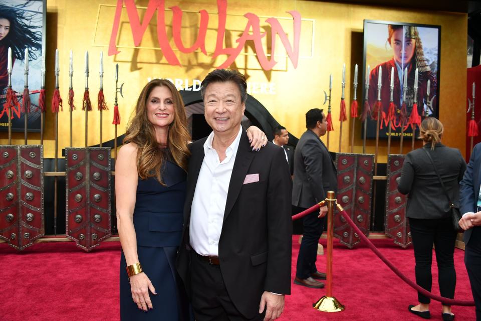 HOLLYWOOD, CALIFORNIA - MARCH 09: Niki Caro and Tzi Ma attend the premiere of Disney's "Mulan" at Dolby Theatre on March 09, 2020 in Hollywood, California. (Photo by Amy Sussman/Getty Images)