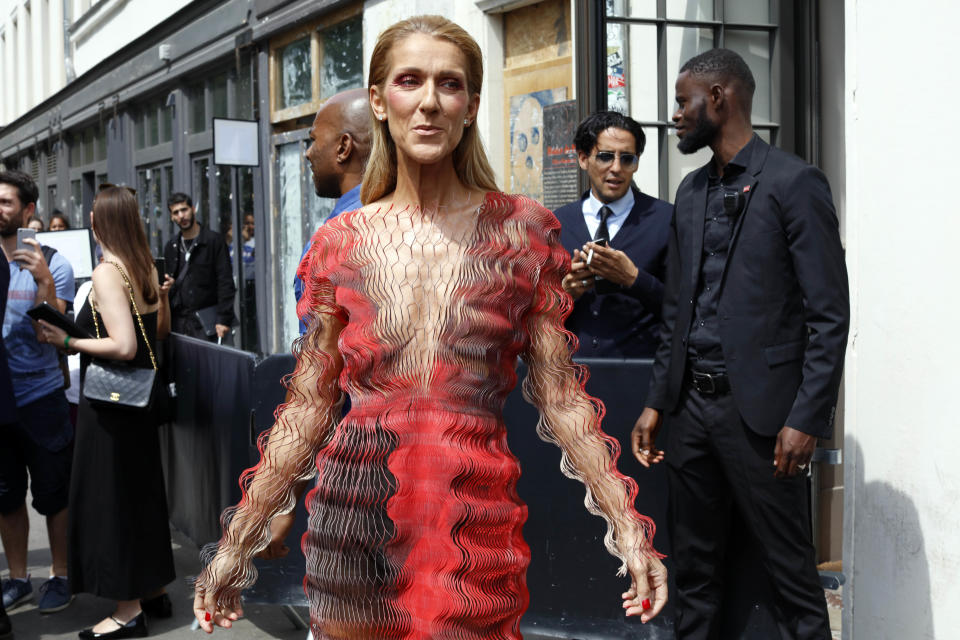 Celine Dion seen out and about in Paris, France, on July 1, 2019. (Photo by Mehdi Taamallah/NurPhoto via Getty Images)