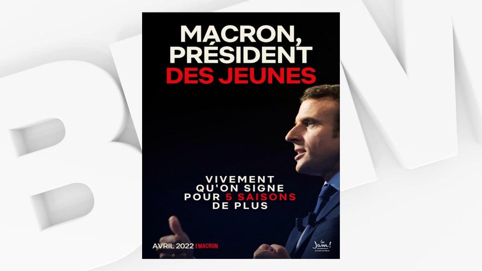 L'affiche Netflix des Jeunes avec Macron - les Jeunes avec Macron