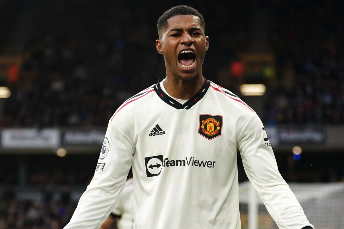 Marcus Rashford loved his song from Manchester United fans (David Davies/PA) (PA Wire)