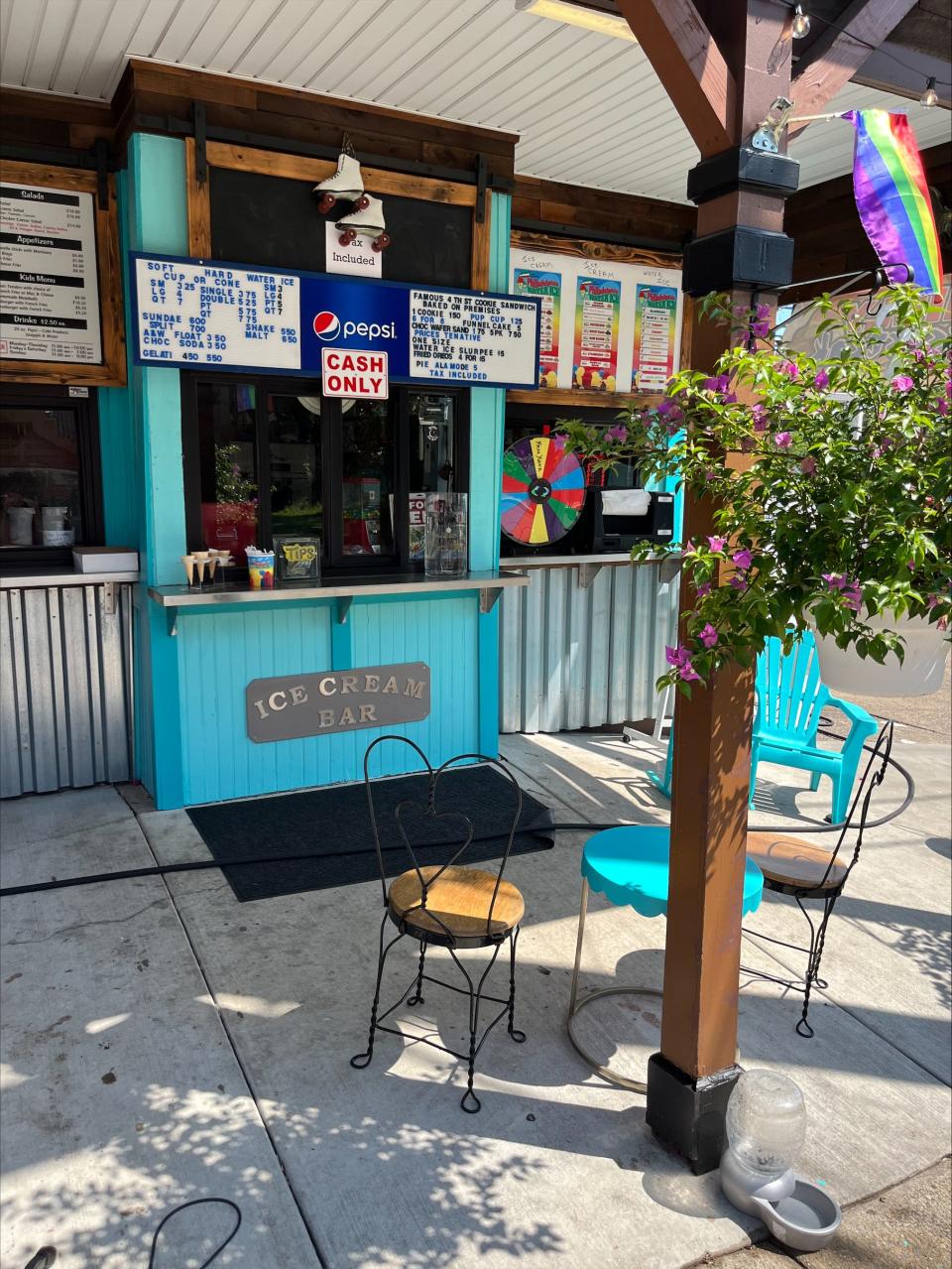 Weakend at Bernie's, a new ice cream shop and cheesesteak stand opened in Bristol Borough.