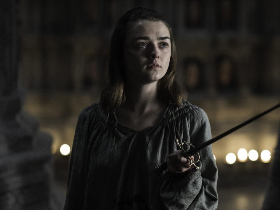 arya leaves the faceless men game of thrones hbo