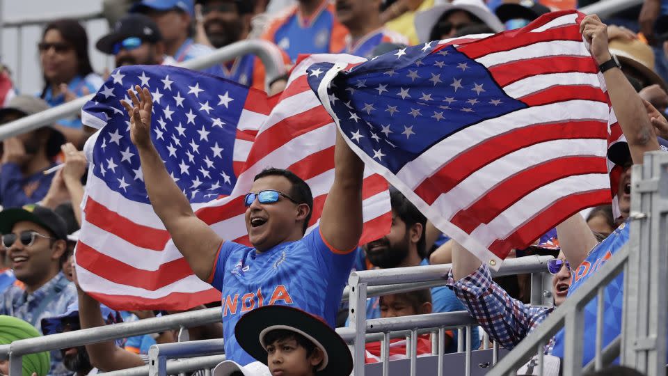 USA fans were treated to a valiant effort from the underdogs. - Adam Hunger/AP