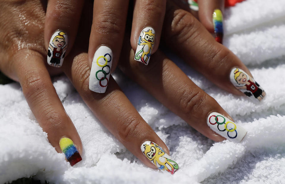 Rio Olympics Mascot Manicure
