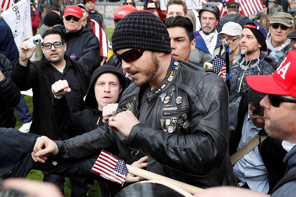 Pro-Trump rally turns violent in Berkeley