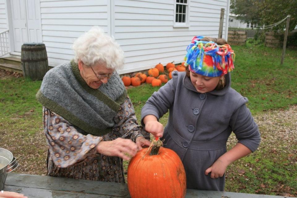 On the Wade House lawn, visitors will get the chance to carve pumpkins and turnips into jack-o-lanterns.