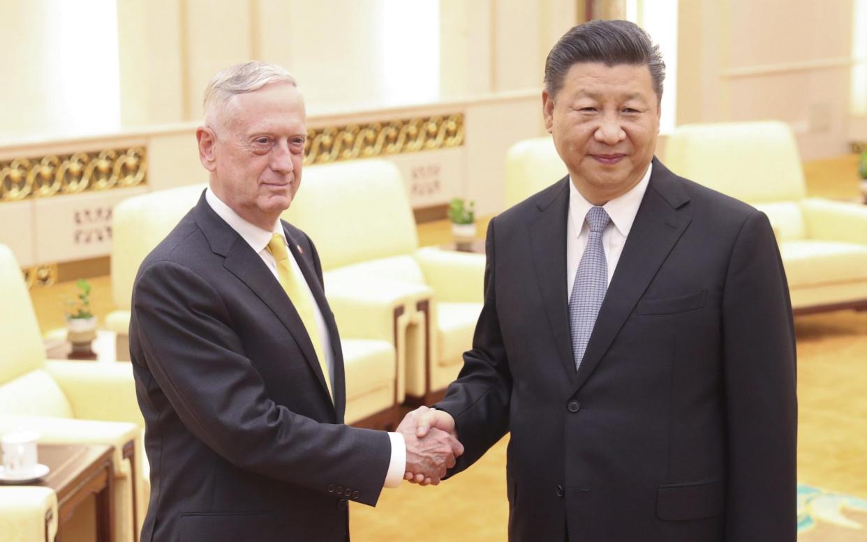 President Xi Jinping told James Mattis, the US Defence Secretary, that China wouldn’t give up any territory that China considered its own - Visual China Group