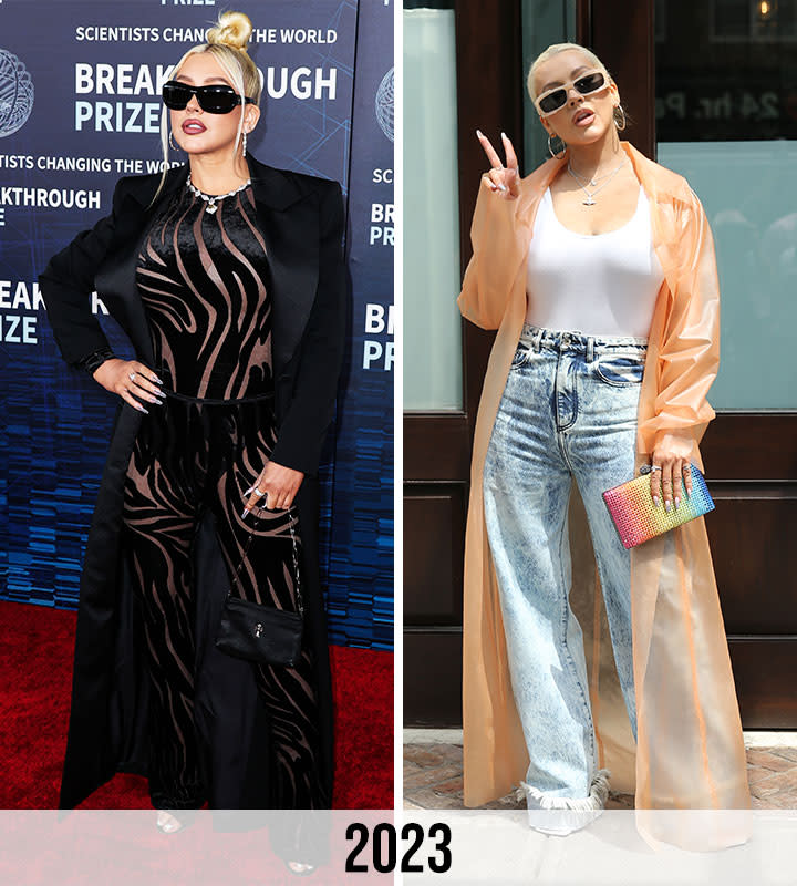 Christina Aguilera's Healthy Weight Loss Transformation Over The Years