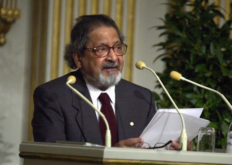 Vidiadhar Surajprasad Naipaul wrote more than 30 books and won the Nobel Literature Prize in 2001