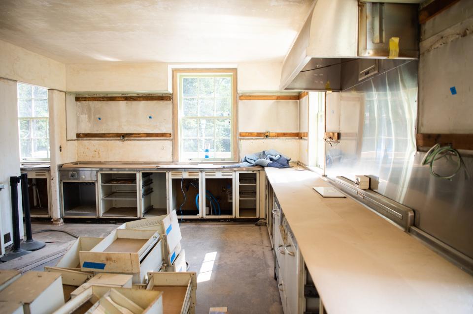 Renovation work continues in the kitchen at the historic Eugenia Williams House on Lyons View Pike in Knoxville as seen on Tuesday, Sept. 5, 2023.