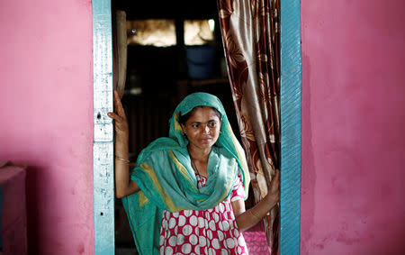 Fatima Bibi, whose name is excluded from the draft list of the National Register of Citizens (NRC), stands inside her family restaurant in Dhubri district, in the northeastern state of Assam, India August 3, 2018. REUTERS/Adnan Abidi