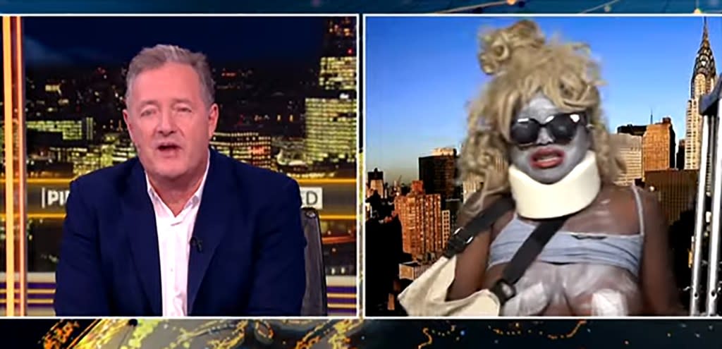 Crackhead Barney gave a bizarre interview to Piers Morgan on Wednesday. Piers Morgan Uncensored