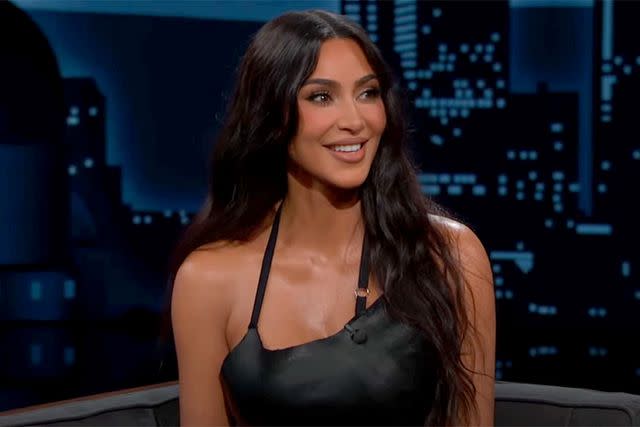 Kim Kardashian on 'Jimmy Kimmel Live!'