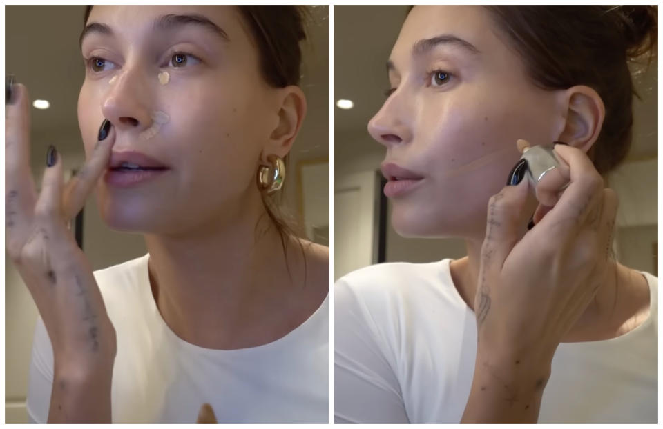 Anti-cerne, correcteur et sculptant, le Future Fluid de Milk Makeup peut être utilisé de trois façons (source : YouTube)