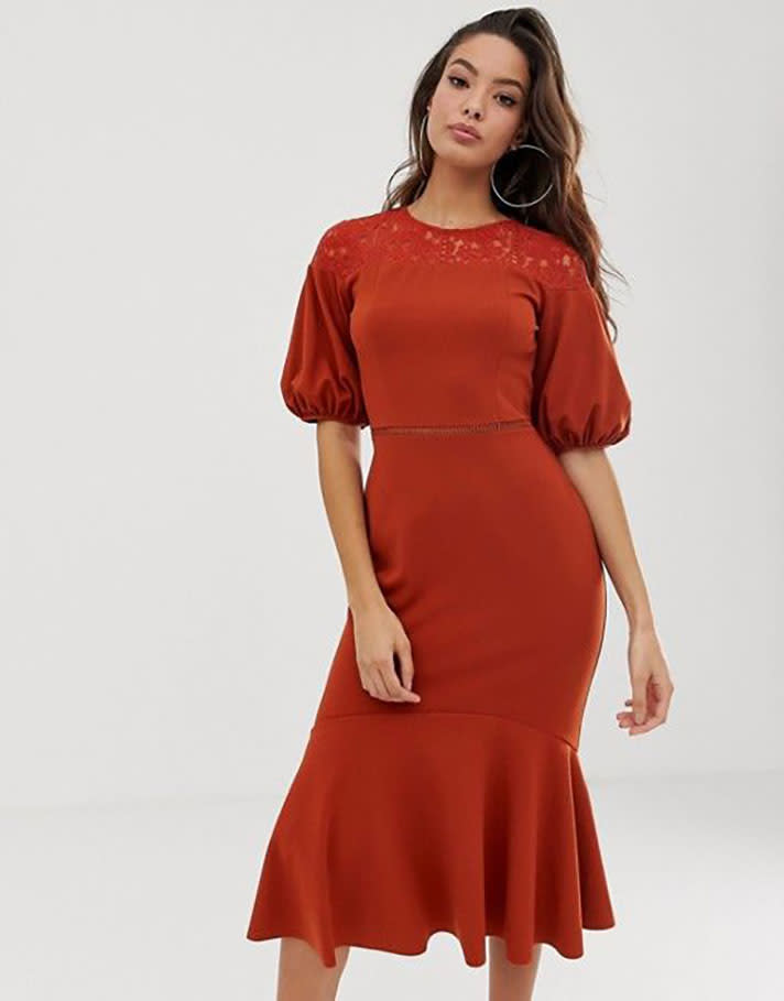 STYLECASTER | Burnt Orange Bridesmaid Dresses Are Both Autumnal and On-Trend