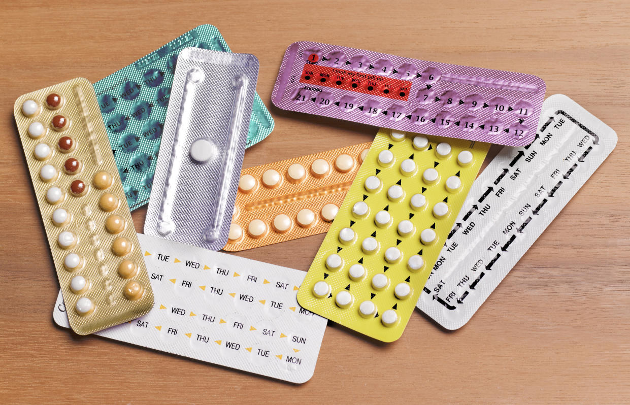 Hormonal birth control pills