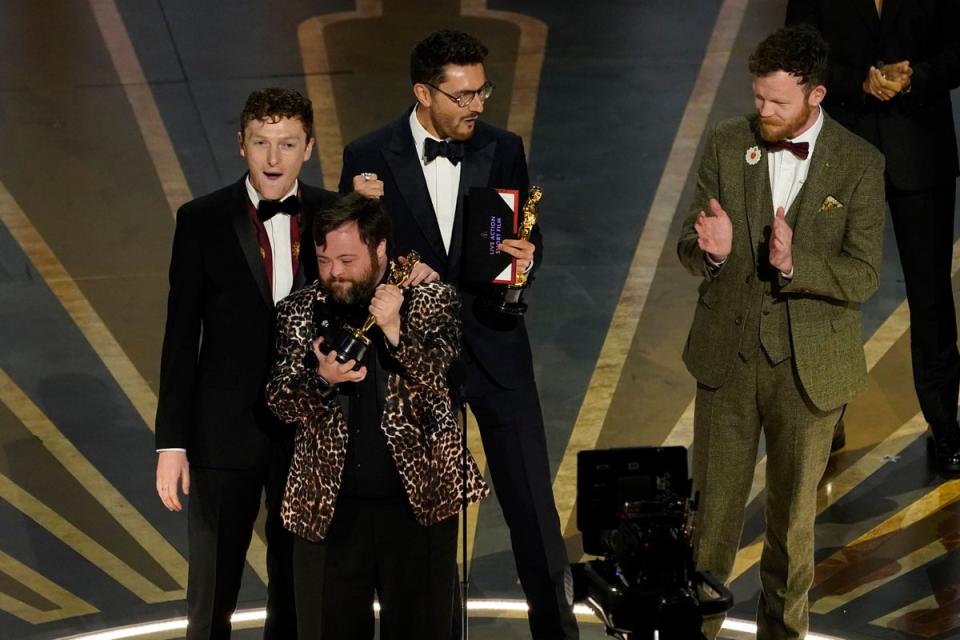 Oscars audience sings Happy Birthday to An Irish Goodbye star James Martin (Chris Pizzello/AP) (AP)