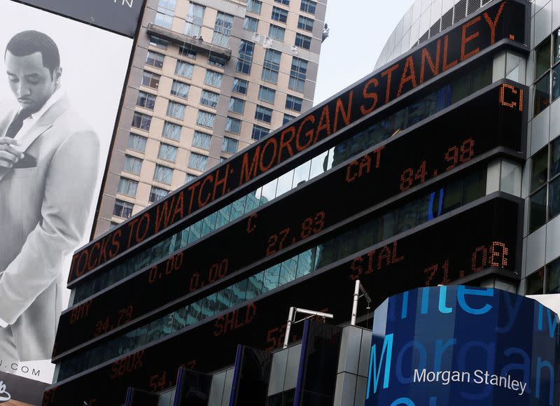 FILE PHOTO: The Morgan Stanley worldwide headquarters building is pictured in New York