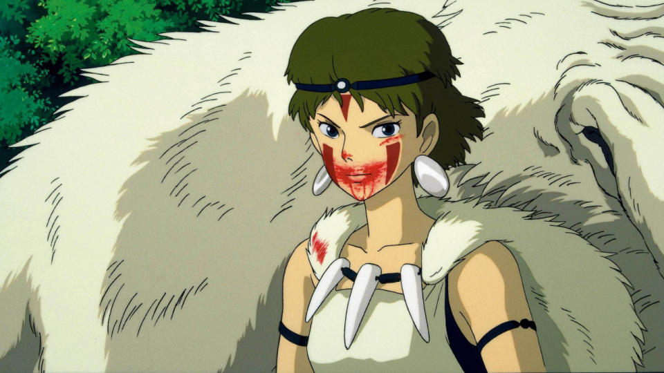 One of the lead characters of Princess Mononoke.