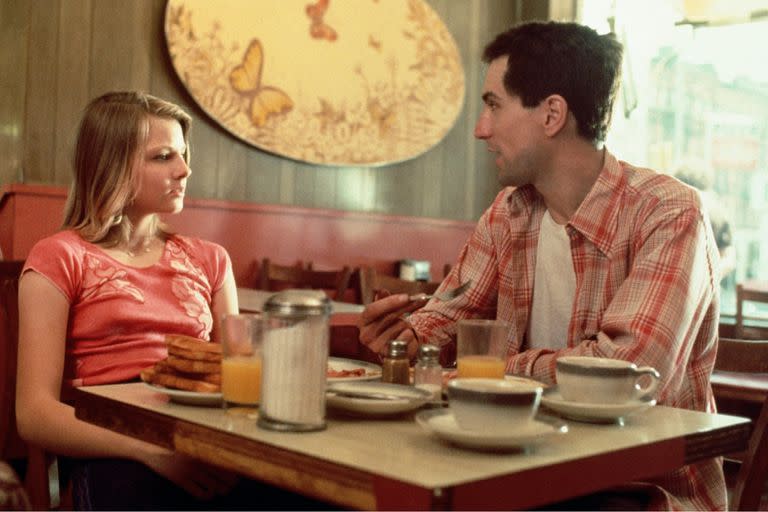 Jodie Foster y Robert De Niro en Taxi Driver