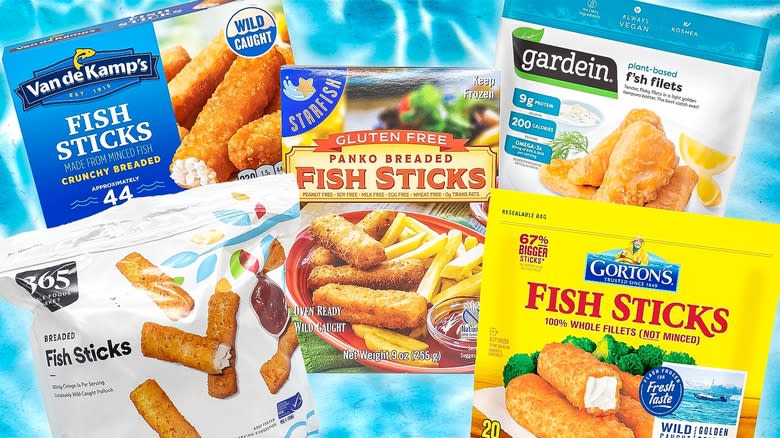 various fish sticks