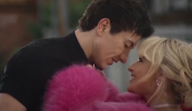 <p>Sabrina Carpenter/Youtube</p> Sabrina Carpenter and Barry Keoghan in "Please Please Please" music video