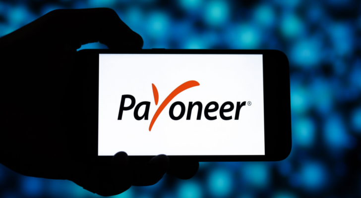 Payoneer editorial. Illustrative photo for news about Payoneer - an American financial services company.