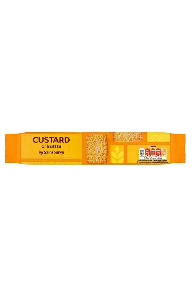 7) Sainsbury’s Custard Creams