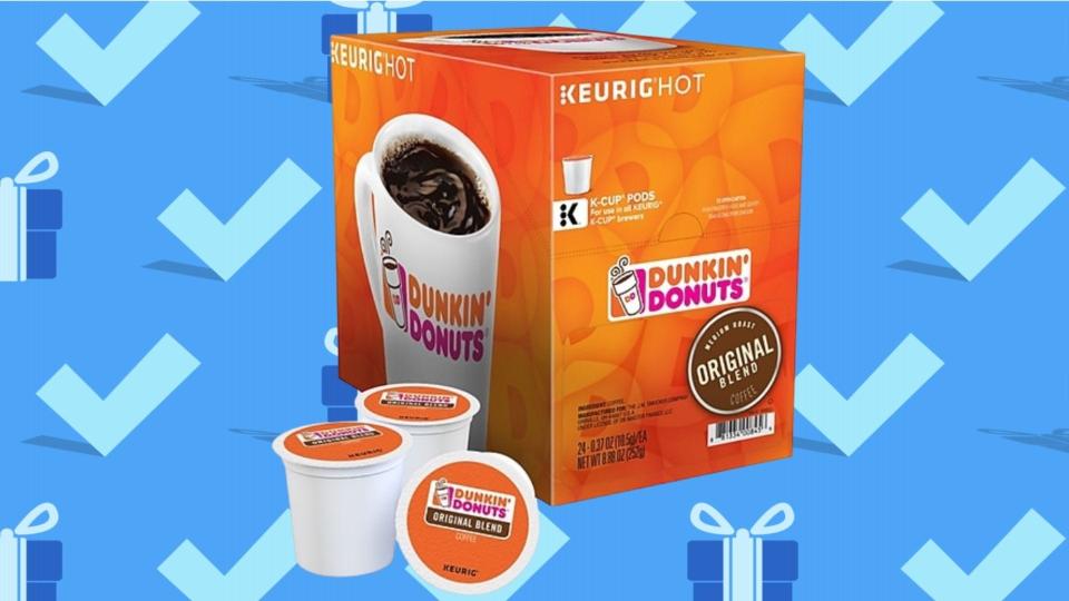 Cyber Monday 2020: Dunkin' Donuts Original Blend Coffee Keurig K-Cup Pods Medium Roast, 24-count.