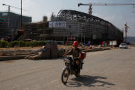 Phase One of Novotown is under construction at Hengqin Island adjacent to Macau, China September 13, 2017. REUTERS/Bobby Yip