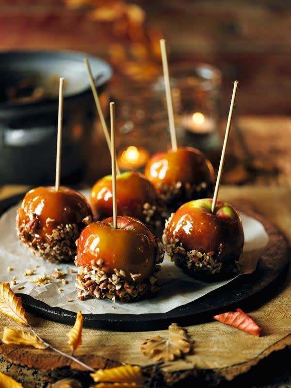 You Can Serve Toffee Apples Which are quite possibly one of the best autumn treats ever. 