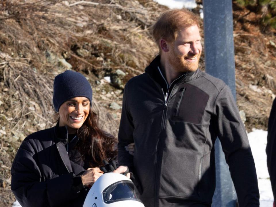 Prinz Harry und Herzogin Meghan haben Schnee-Spaß in Kanada. (Bild: imago/i Images)