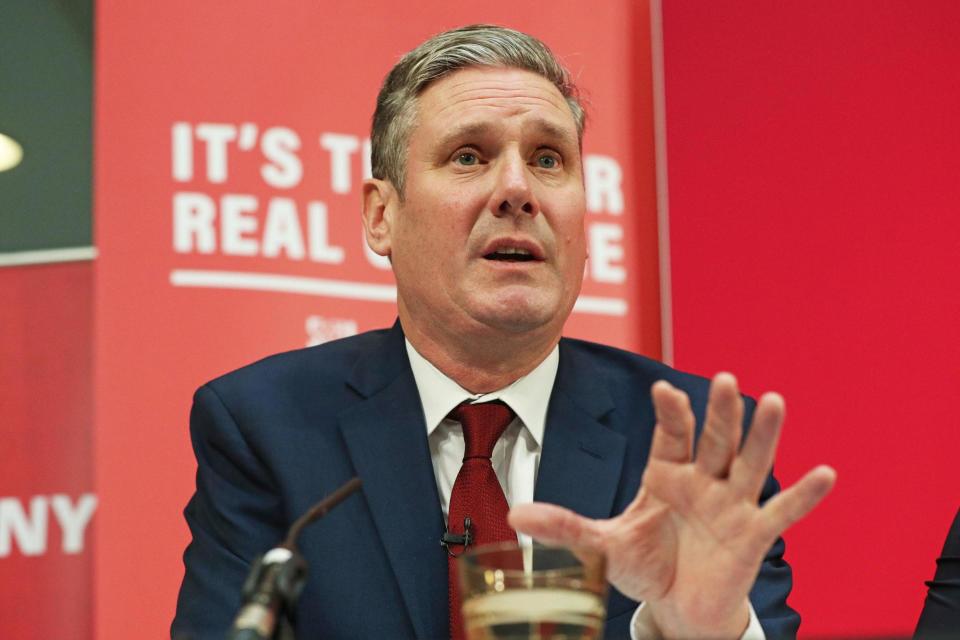 Keir Starmer is running in the race to succeed Jeremy Corbyn (PA)