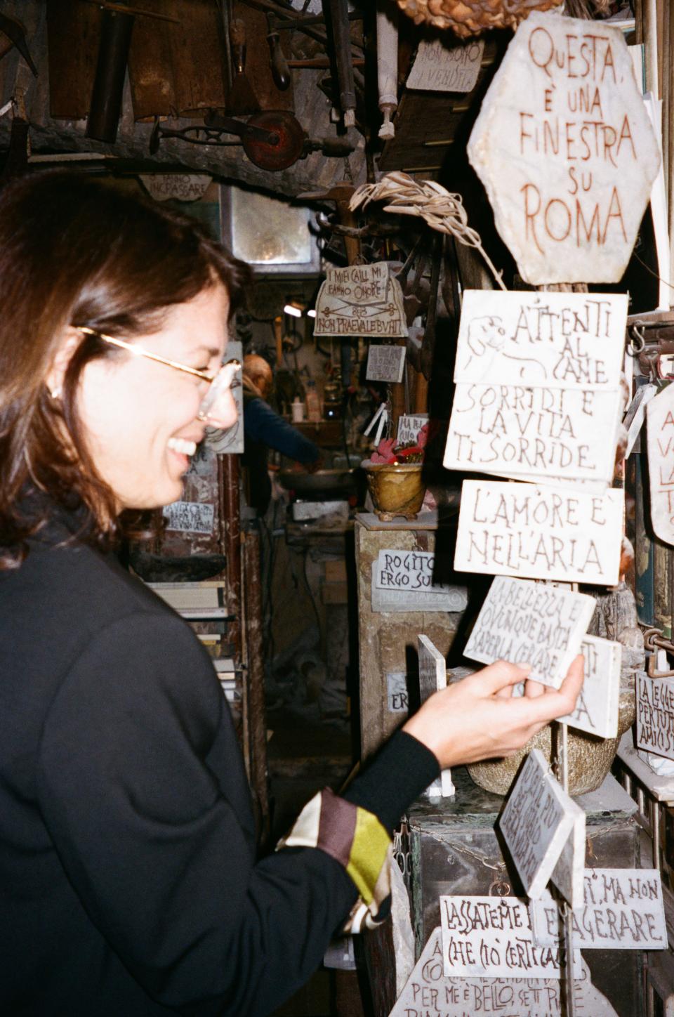 Camille Miceli in Rome.