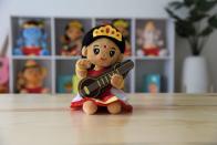 <p><strong>Saraswati Devi</strong></p><p>moditoys.com</p><p><strong>$20.50</strong></p><p>This 6" plush of Saraswati Devi, the Hindu goddess of knowledge, music and the arts, lives up to its namesake and <strong>plays five different mantras</strong>. It also comes with a velcro strap, so it can hang off strollers and car seats. If you get <a href="https://www.moditoys.com/collections/plush-toys/products/saraswati-devi-medium-10-inch-plush-with-mantras-and-instrumental" rel="nofollow noopener" target="_blank" data-ylk="slk:the 10" plush;elm:context_link;itc:0;sec:content-canvas" class="link ">the 10" plush </a>($39), it'll play both mantras and instrumental veena music, and you can personalize it with a name. Other plushes, including Hanuman, Ganesh and Krishna, are also available at <a href="https://www.moditoys.com/" rel="nofollow noopener" target="_blank" data-ylk="slk:Modi Toys;elm:context_link;itc:0;sec:content-canvas" class="link ">Modi Toys</a>. <em>Ages 1+</em></p>