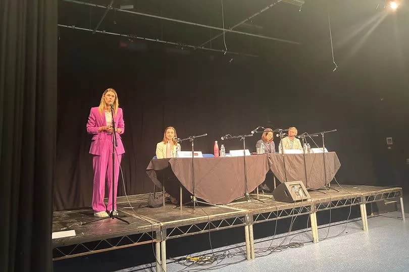 The Conservative's Sara Gezdari, Labour's Laura Coryton, the Lib Dems' Sarah Olney and the Greens' Chas Warlow faced questions at a hustings for Richmond Park candidates on June 11