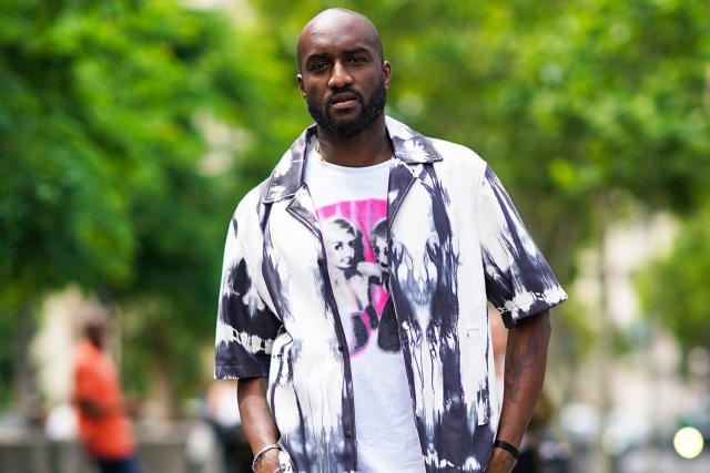 Stylist Virgil Abloh poses after the Louis Vuitton Menswear News Photo -  Getty Images